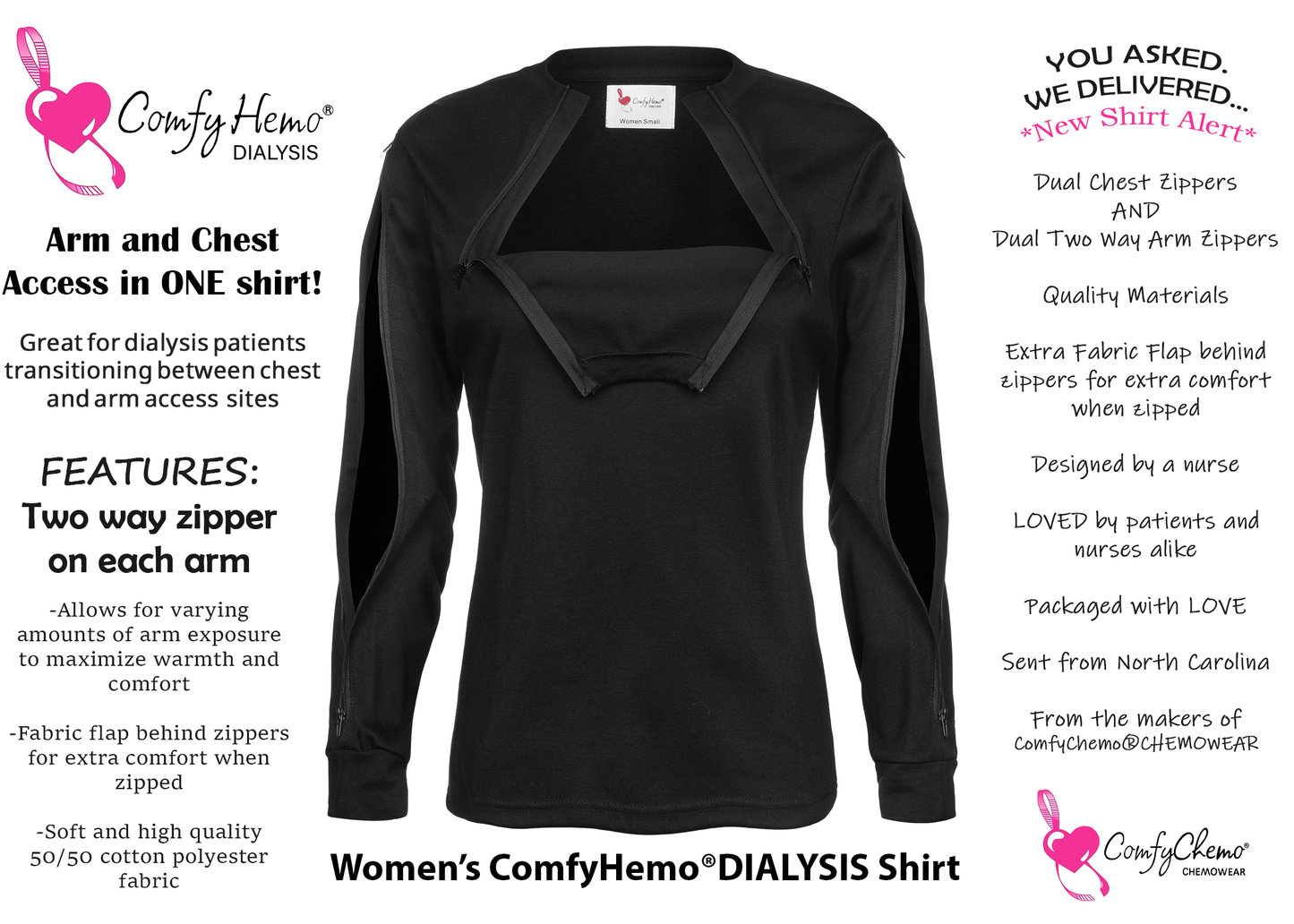 Women's ComfyHemo®DIALYSIS Shirt