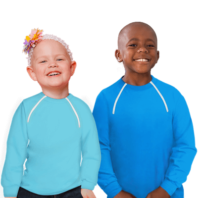 ComfyChemo® Youth Long Sleeve Chest Access Shirts.